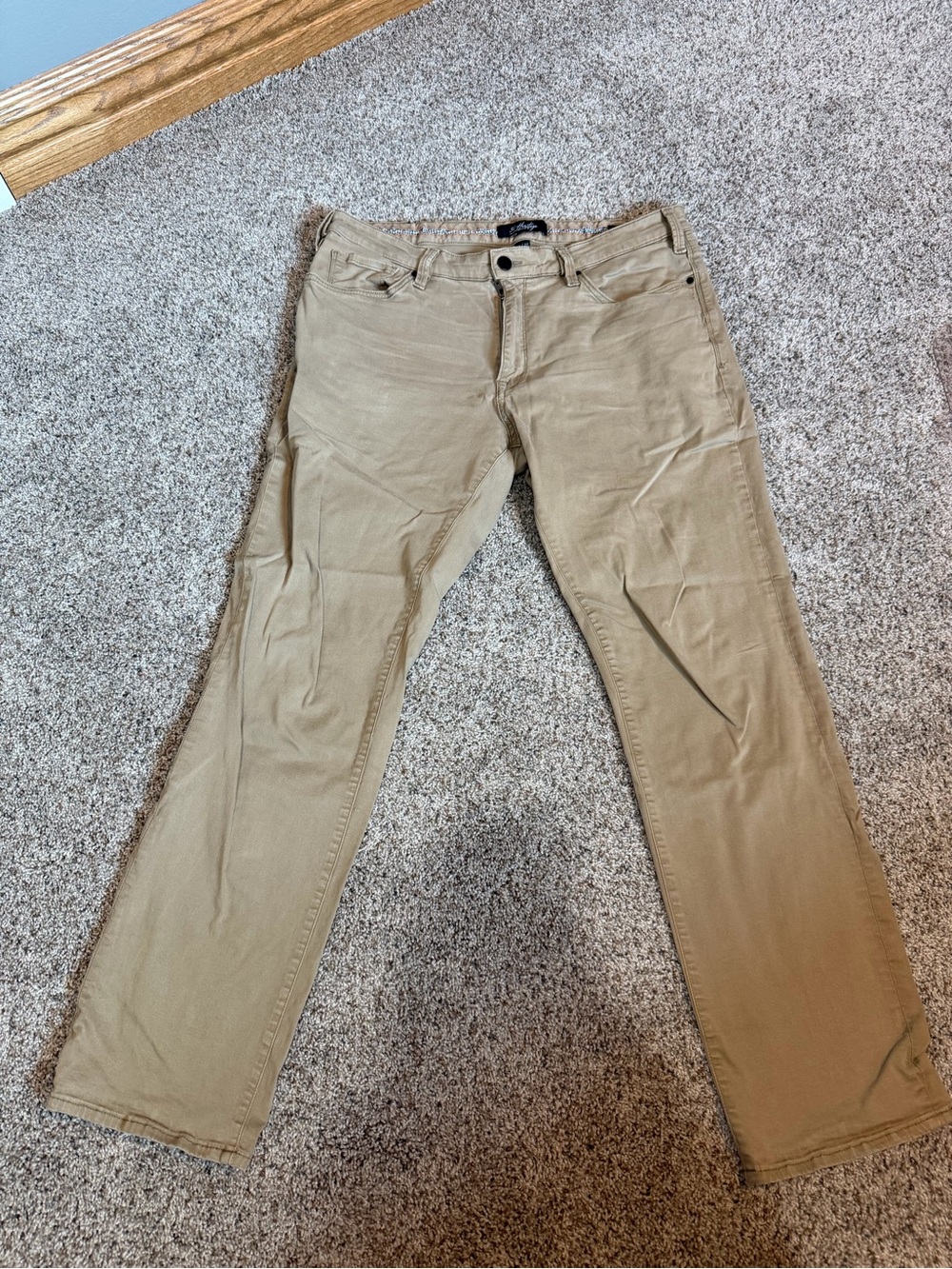 Heritage Tan Straight-Leg Pants